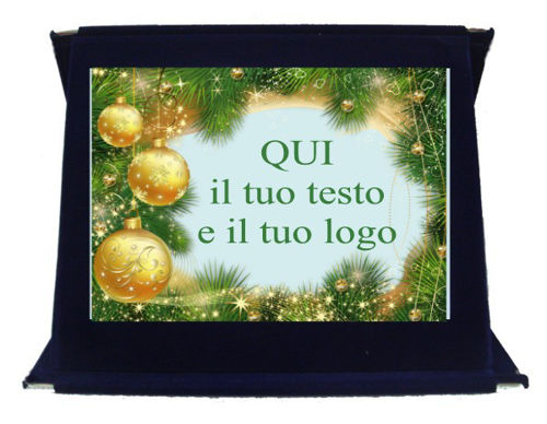 Immagine di TARGA PER IL NATALE - cm.  15 x 10