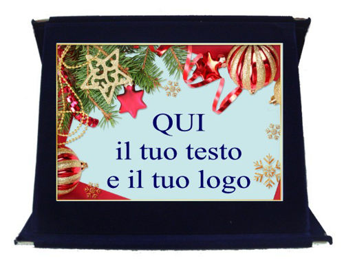 Immagine di TARGA PER IL NATALE - cm. 16 x 12