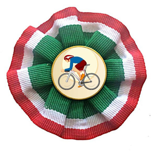 Immagine di ROSETTA TRICOLORE CICLISMO - Art. 7424