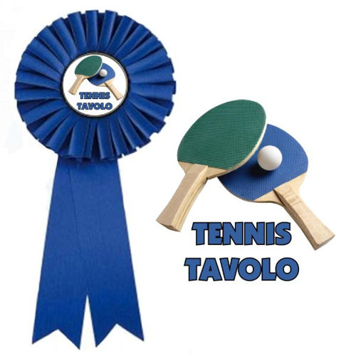 Immagine di COCCARDA PER EVENTI TENNIS TAVOLO - Art. RO 7259_B