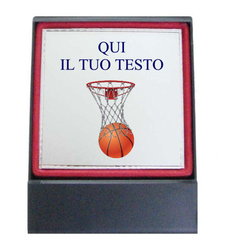 Immagine di TARGHETTA PREMIO BASKET - Art. PL75K