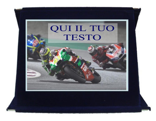 Immagine di TARGA MOTO VELOCITA' cm. 20 x 15