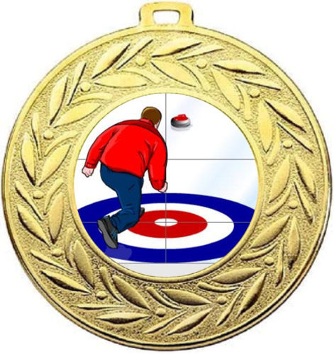 Immagine di MEDAGLIA CURLING diametro mm. 50