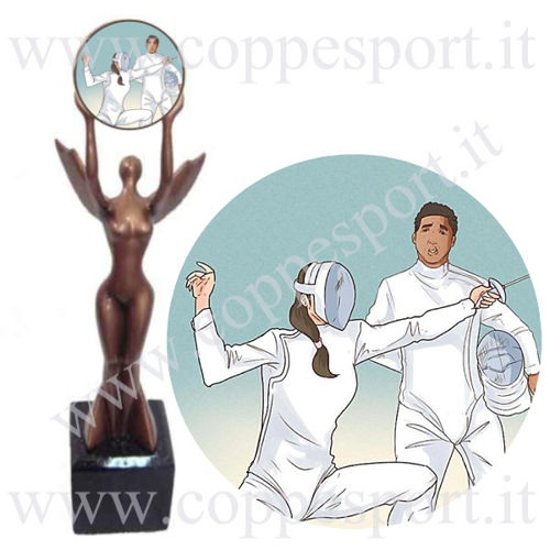 Immagine di TROFEO PREMIO SCHERMA - Art. RFPL1008