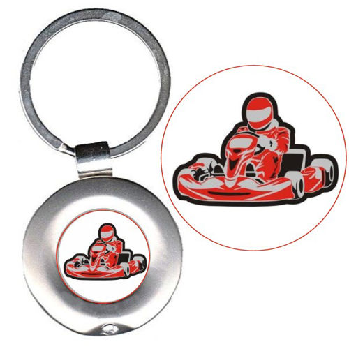 Immagine di PORTACHIAVI IN METALLO Art. CS35 - GOKART