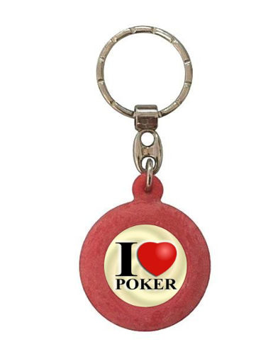 Immagine di PORTACHIAVI PROFUMATO ROSSO - LOVE POKER