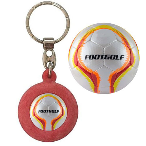 Immagine di PORTACHIAVI PROFUMATO ROSSO - FOOTGOLF