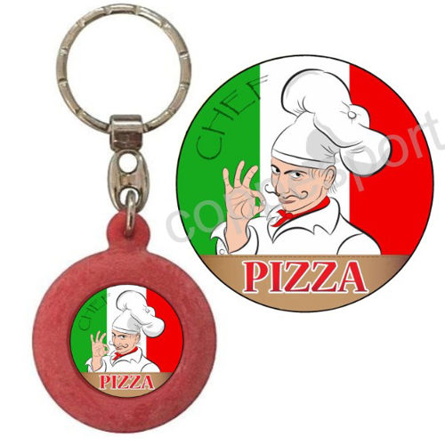 Immagine di PORTACHIAVI PROFUMATO ROSSO - PIZZAIOLO