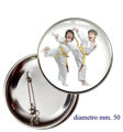 Immagine di BADGE ROTONDO JUDO - Art. BS19124/50