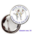 Immagine di BADGE ROTONDO JUDO - Art. BS19124/50