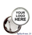 Immagine di BADGE CON IL TUO LOGO - Art. BS19124/25