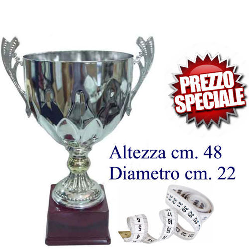 COPPA TROFEO IN VETRO.. Vendita online articoli premiazioni sportive. Coppe,  medaglie, trofei, targhe, coccarde, portachiavi. Articoli personalizzati.  Sconti quantita', spedizione in tutta Italia