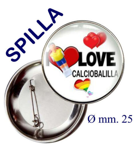 Immagine di SPILLA I LOVE C/BALILLA - Art. BS19124/25