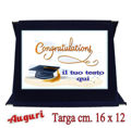 Immagine di TARGA REGALO LAUREA - Art. AS100X