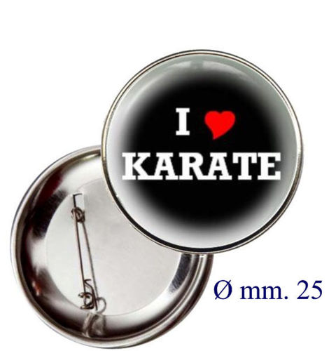 Immagine di SPILLA I LOVE KARATE - Art. BS19124/25