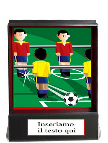 Immagine di TARGHETTA CALCIOBALILLA - Art. PL76