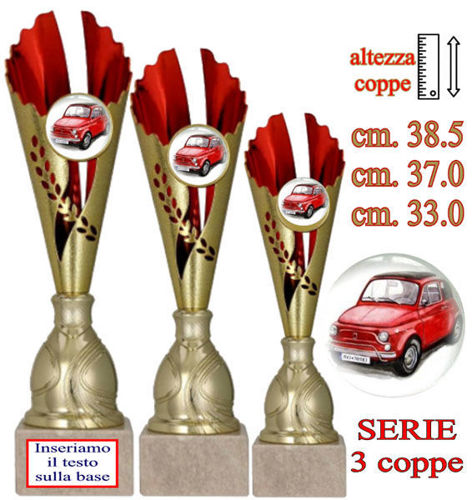 Immagine di SERIE COPPE FIAT 500 - Art. 7246