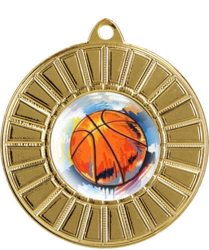 Immagine di MEDAGLIA BASKET - diametro mm. 50