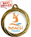 Immagine di MEDAGLIA BEACH TENNIS - Ø mm. 32