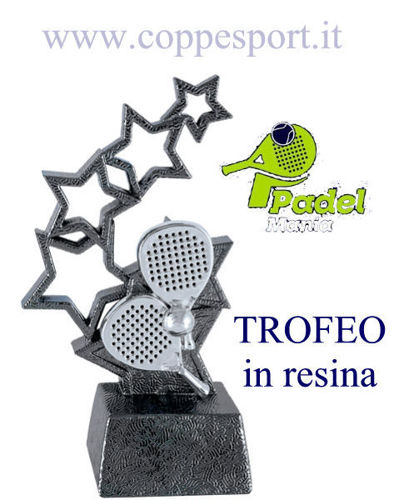 Immagine di TROFEO IN RESINA PADEL - Art. RN719