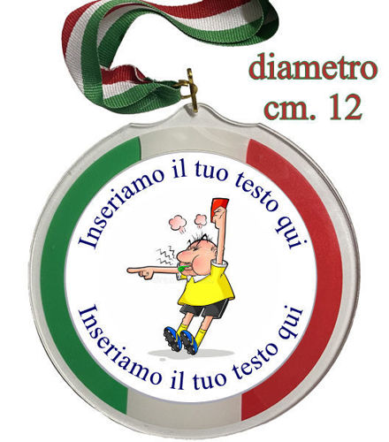 Immagine di MEDAGLIONE IN ABS ARBITRO Ø cm. 12