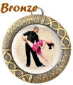 Immagine di MEDAGLIONE DANZA - diametro mm.70