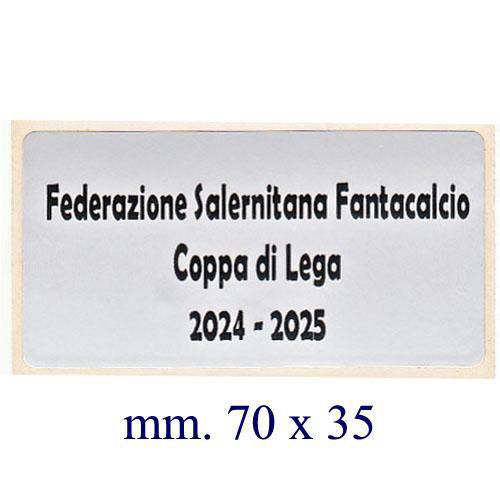 Immagine di ETICHETTA ADESIVA SILVER