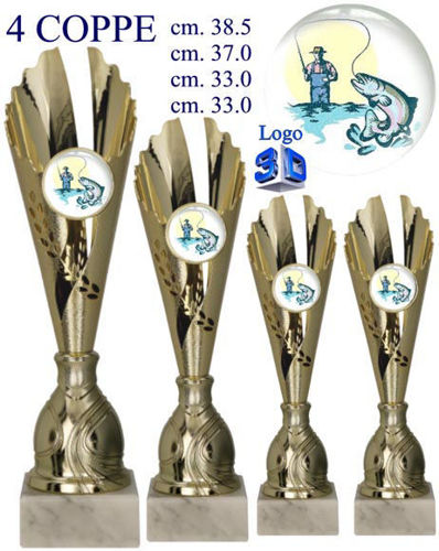 Immagine di SET 4 PEZZI PESCA - Art. 7244