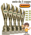 Immagine di SERIE DI 5 COPPE - Art. 7244/S5/VL