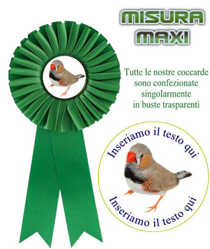 Immagine di COCCARDA MAXI VERDE - Art. 7471/G