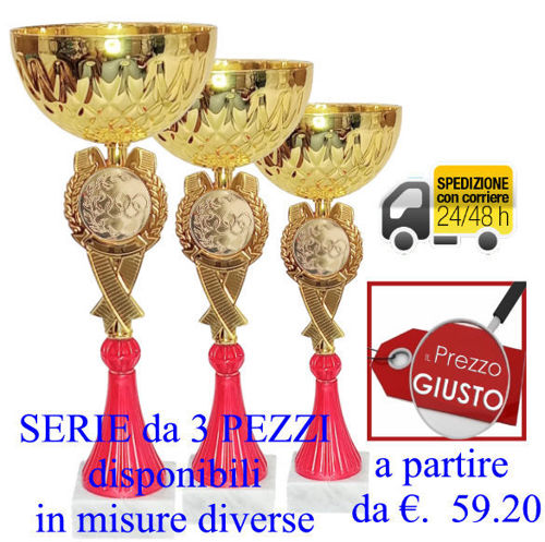 Immagine di SERIE DI 3 COPPE - Art. 452/S3/X