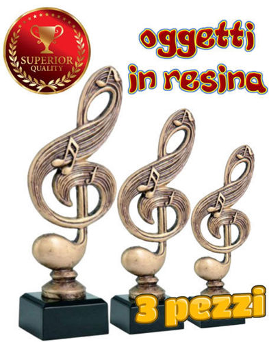 Immagine di SERIE 3 PEZZI MUSICA - Art. RTY3859