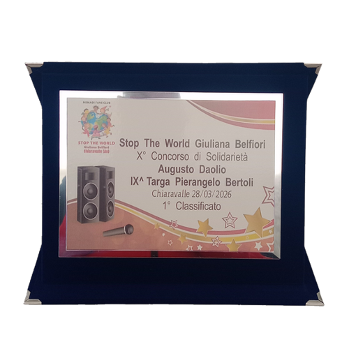 Immagine di TARGA PER EVENTO MUSICALE - Art. AS1002