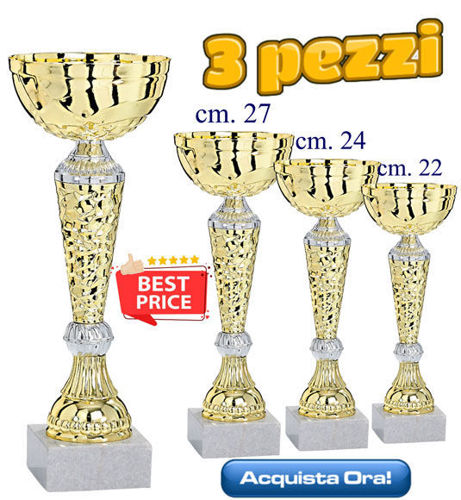 Immagine di 3 COPPE IN SERIE - Art. 509