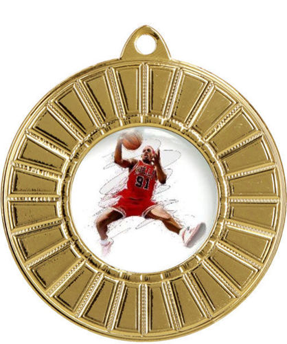 Immagine di MEDAGLIA BASKET - diametro mm. 50