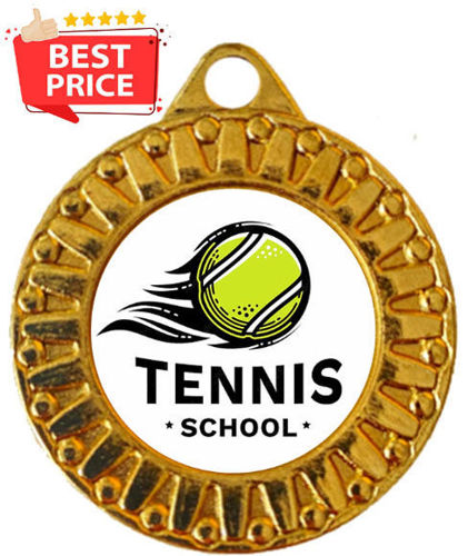 Immagine di MEDAGLIA SCUOLA TENNIS Ø mm. 40