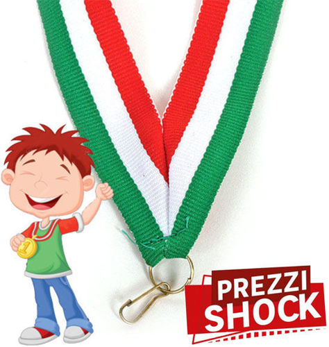 Immagine di NASTRINO TRICOLORE mm. 20