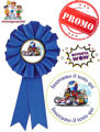 Immagine di MINI COCCARDA BLU GO KART - Art. 7472B