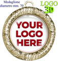 Immagine di MEDAGLIONE CON LOGO Ø mm. 70