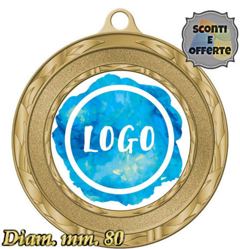 Immagine di MEDAGLIONE CON LOGO Ø mm. 80
