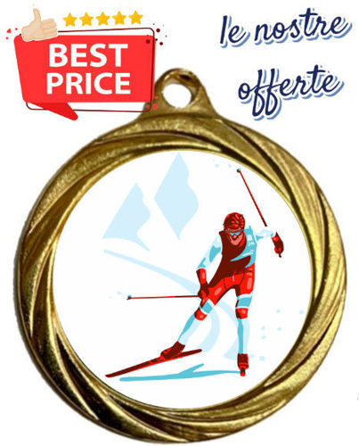 Immagine di MEDAGLIA SPORT INVERNALI - Ø mm. 32