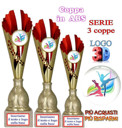 Immagine di SERIE 3 PEZZI GINNASTICA - Art. 7246/S3