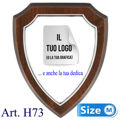 Immagine di CREST IN LEGNO CON SCUDO - Art. H73/H74