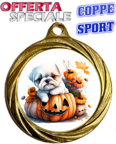 Immagine di MEDAGLIA HALLOWEEN 4 ZAMPE Ø mm. 32