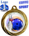 Immagine di MEDAGLIA BOWLING diametro mm. 32