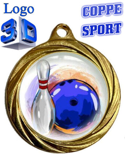 Immagine di MEDAGLIA BOWLING diametro mm. 32