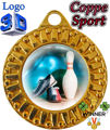 Immagine di MEDAGLIA BOWLING - diametro mm. 40