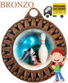 Immagine di MEDAGLIA BOWLING - diametro mm. 40