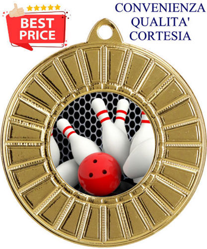 Immagine di MEDAGLIA BOWLING diametro mm. 50