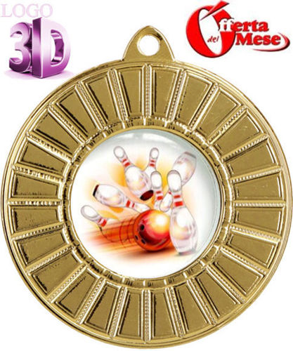 Immagine di MEDAGLIA BOWLING diametro mm. 50